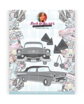 Yvonne Creations Back to the Fifties Fifties Cars Die (YCD10338) Yvonne Creations Back to the Fifties Fifties Cars Die (YCD10338)