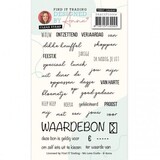 Designed by Anna Mix and Match Clear Stamps Cadeau Text (DBACST10004)