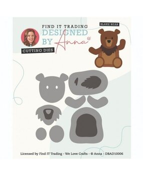 Designed by Anna Mix and Match Blake Bear Dies (DBAD10006) Designed by Anna Mix and Match Blake Bear Dies (DBAD10006)