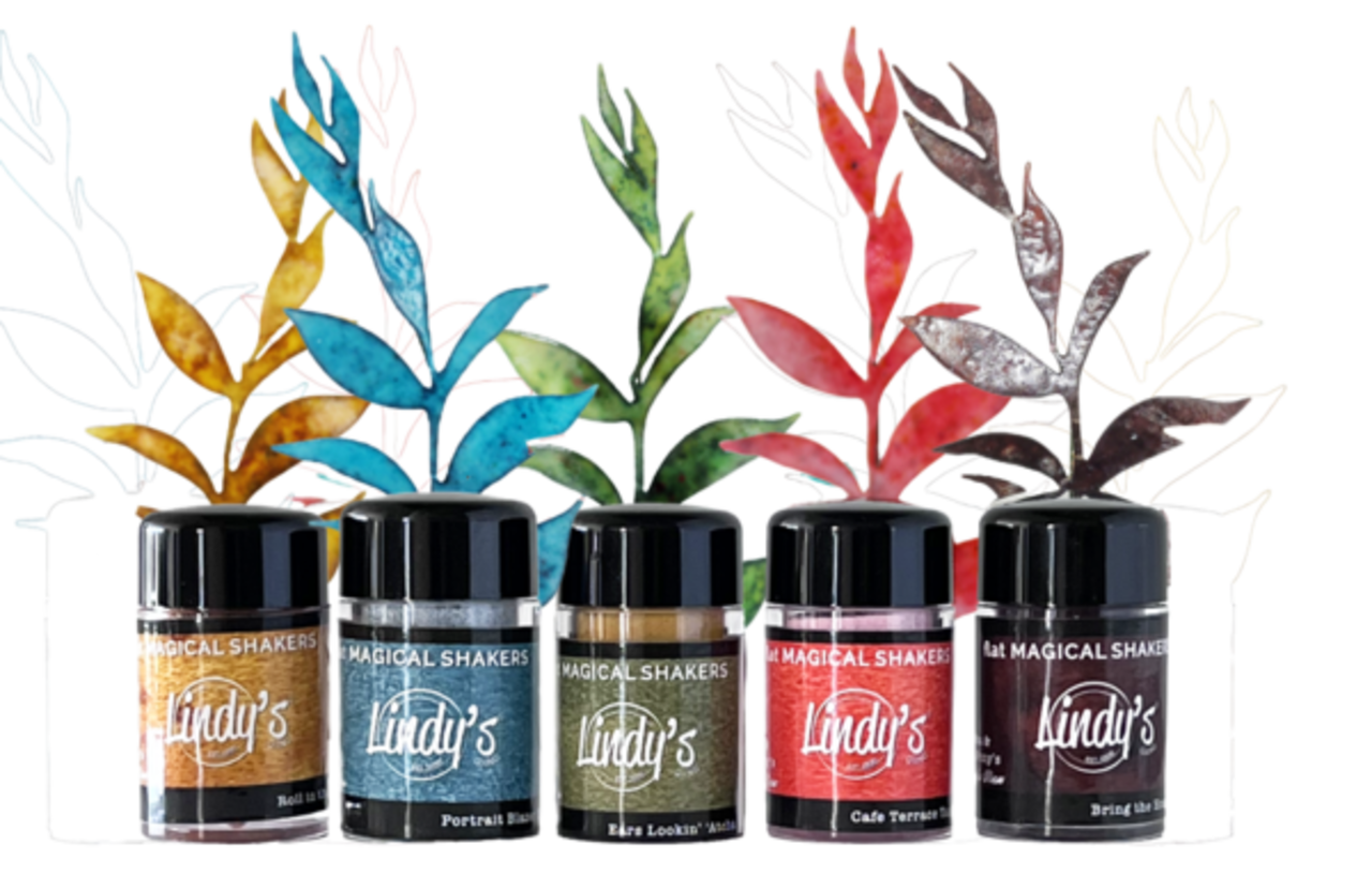 Lindy's Stamp Gang Vinny's View Flat Magical Shakers (mshaker-SET-PP-01)