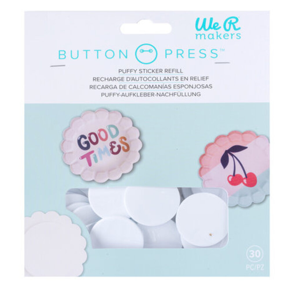 We R Memory Keepers Button Press Puffy Sticker Refill (60000647) We R Memory Keepers Button Press Puffy Sticker Refill (60000647)