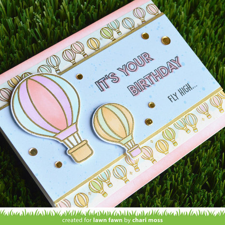 Lawn Fawn Up and Away Foiled Washi Tape (LF3122)
