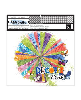 Vicki Boutin Discover + Create 12x12 Inch Ready-to-use Mixed Media Paper (34022165)