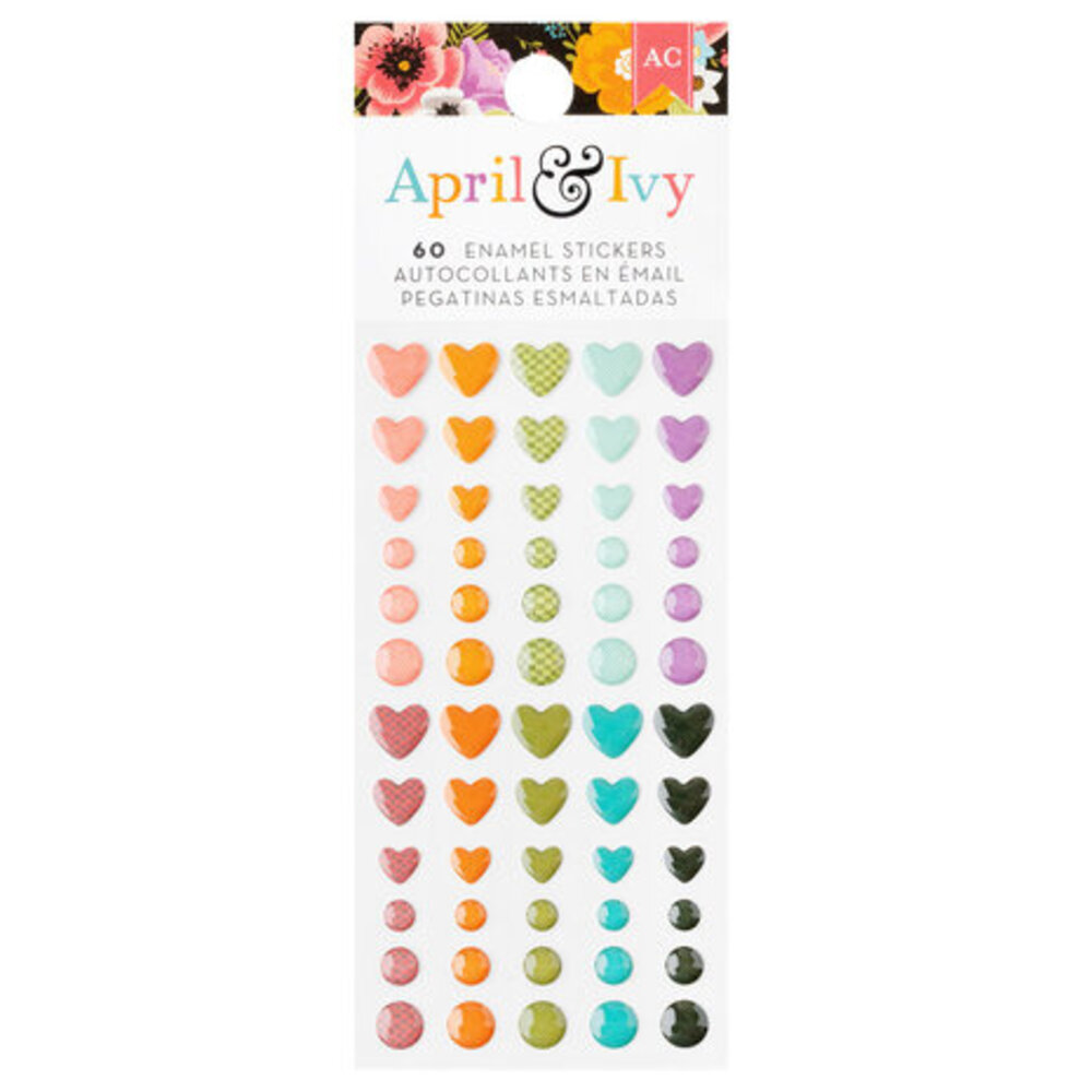 American Crafts April and Ivy Enamel Stickers (34025580)