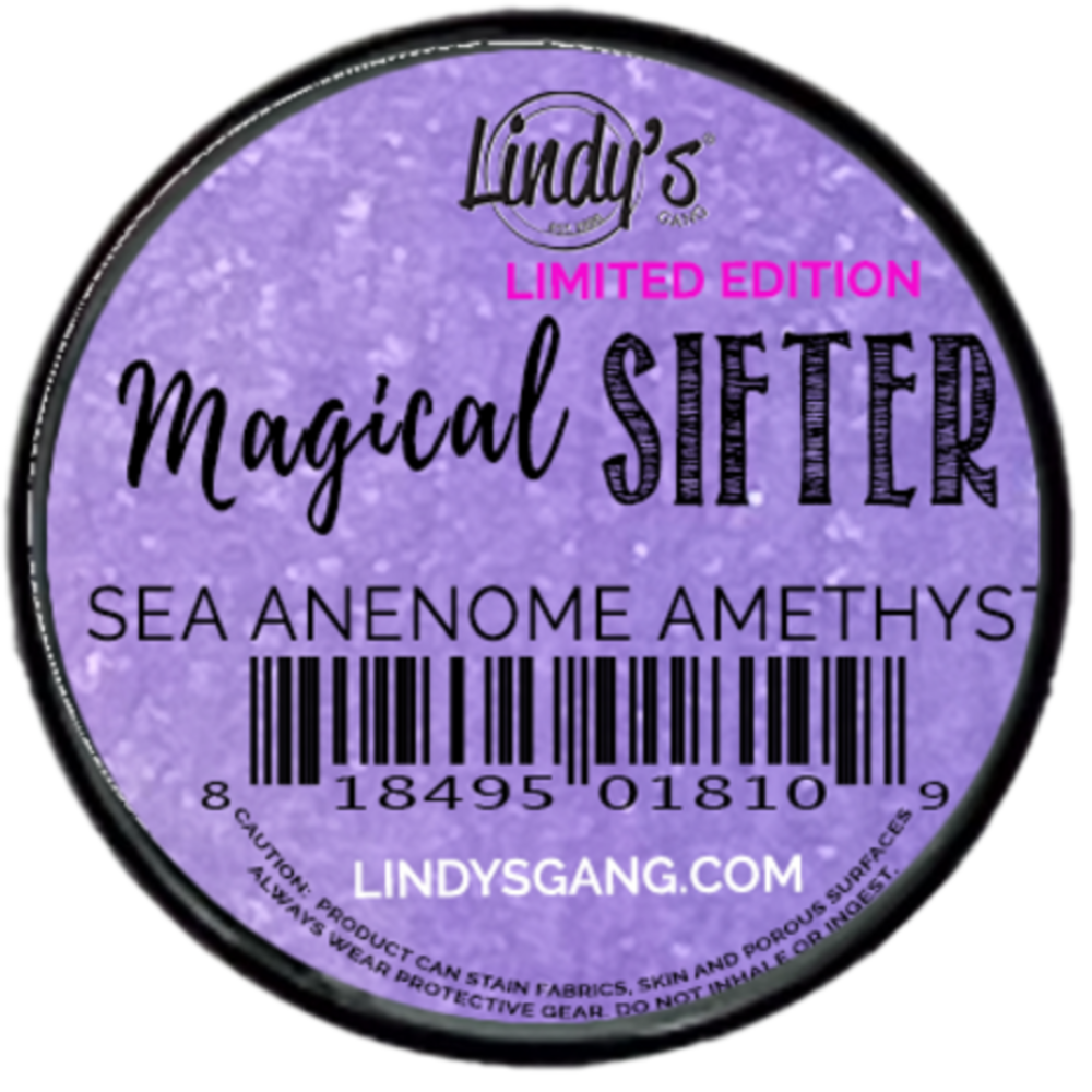 Lindy's Stamp Gang Sea Anenome Amethyst Magical Sifters (mag-sift-02)