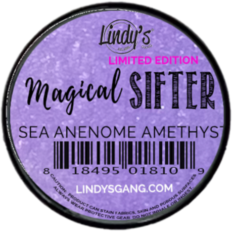 Lindy's Stamp Gang Sea Anenome Amethyst Magical Sifters (mag-sift-02)