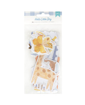 American Crafts Hello Little Boy Ephemera Icon (34030021) American Crafts Hello Little Boy Ephemera Icon (34030021)