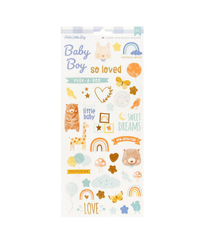 American Crafts Hello Little Boy 6x12 Inch Stickers (34030014) American Crafts Hello Little Boy 6x12 Inch Stickers (34030014)