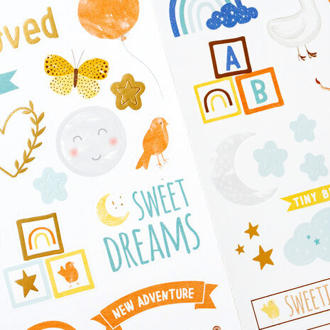 American Crafts Hello Little Boy 6x12 Inch Stickers (34030014) American Crafts Hello Little Boy 6x12 Inch Stickers (34030014)