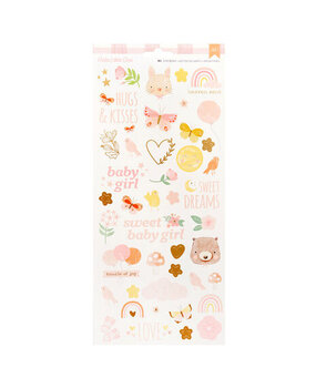 American Crafts Hello Little Girl 6x12 Inch Stickers (34030040) American Crafts Hello Little Girl 6x12 Inch Stickers (34030040)