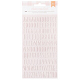 American Crafts Hello Little Girl Puffy Stickers Alpha (34030041)