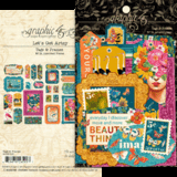 Graphic 45 Let's Get Artsy Ephemera Tags & Frames (4502756)