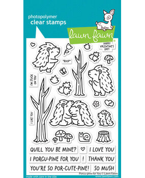 Lawn Fawn Porcu-pine for You Clear Stamps (LF3299) Lawn Fawn Porcu-pine for You Clear Stamps (LF3299)