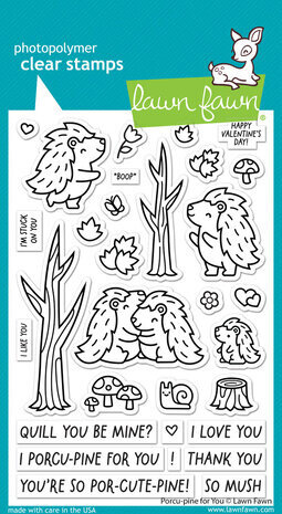 Lawn Fawn Porcu-pine for You Clear Stamps (LF3299) Lawn Fawn Porcu-pine for You Clear Stamps (LF3299)