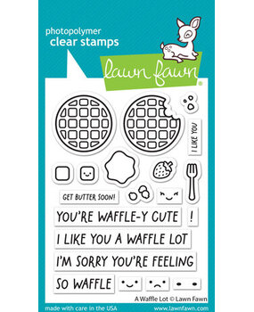Lawn Fawn A Waffle Lot Clear Stamps (LF3303)