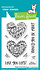 Magic Heart Messages Clear Stamps (LF3305) Magic Heart Messages Clear Stamps (LF3305)
