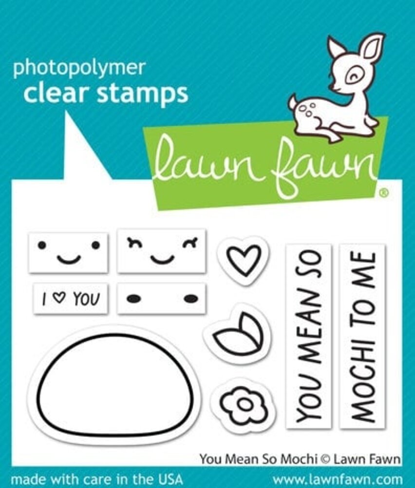 Lawn Fawn You Mean So Mochi Clear Stamps (LF3307)