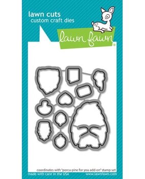 Lawn Fawn Porcu-pine for You Add-On Dies (LF3302)