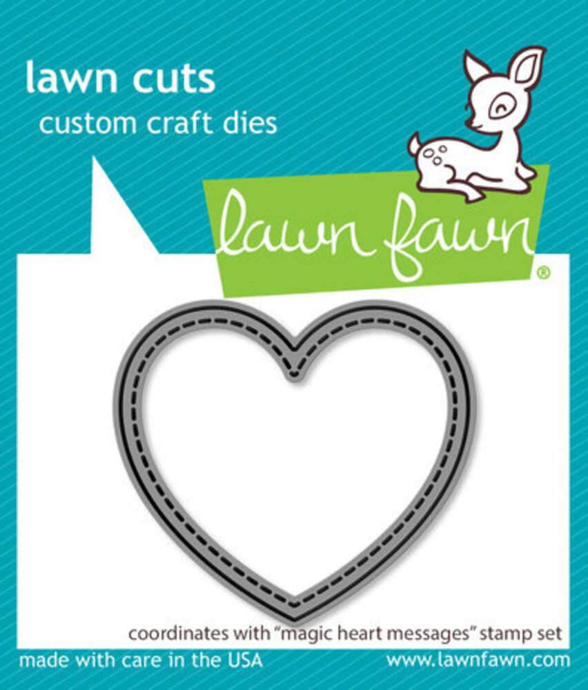 Lawn Fawn Magic Heart Messages Dies (LF3306) Lawn Fawn Magic Heart Messages Dies (LF3306)
