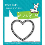 Lawn Fawn Magic Heart Messages Dies (LF3306)