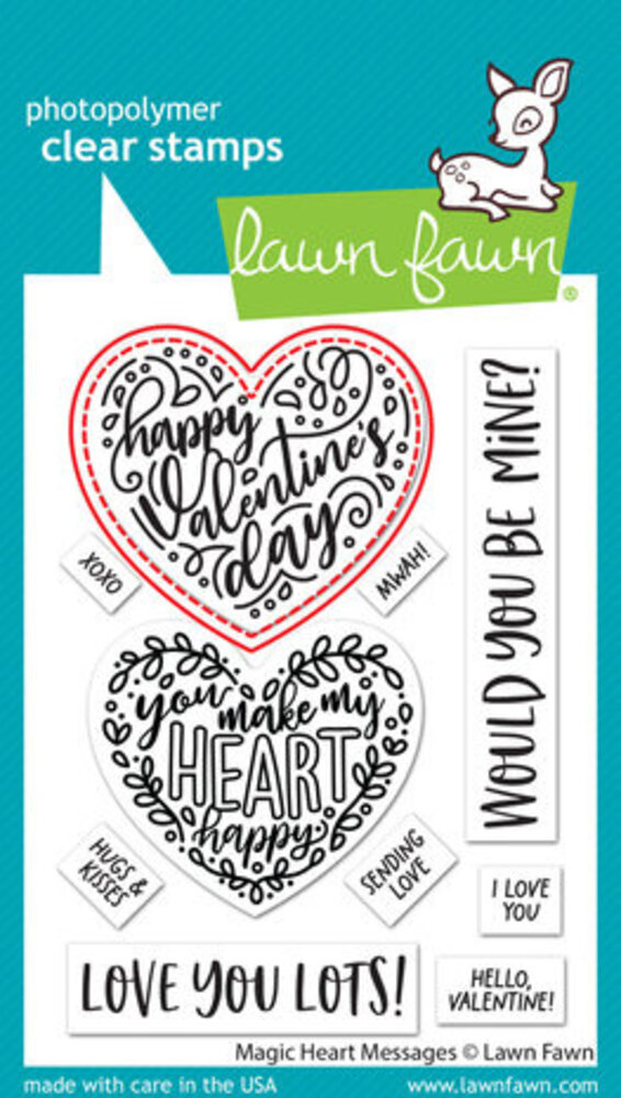 Lawn Fawn Magic Heart Messages Dies (LF3306) Lawn Fawn Magic Heart Messages Dies (LF3306)