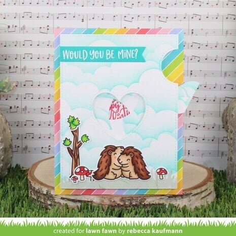 Lawn Fawn Magic Iris Heart Add-On Dies (LF3314) Lawn Fawn Magic Iris Heart Add-On Dies (LF3314)