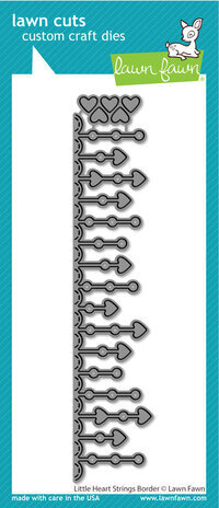 Lawn Fawn Little Heart Strings Border Dies (LF3317) Lawn Fawn Little Heart Strings Border Dies (LF3317)