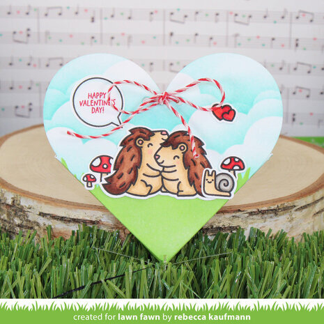 Lawn Fawn Heart Pouch Dies (LF3318) Lawn Fawn Heart Pouch Dies (LF3318)