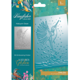 Crafter's Companion Kingfisher Collection 3D Embossing Folder Halcyon Daze (NG-KF-3D-EF5-HADA)
