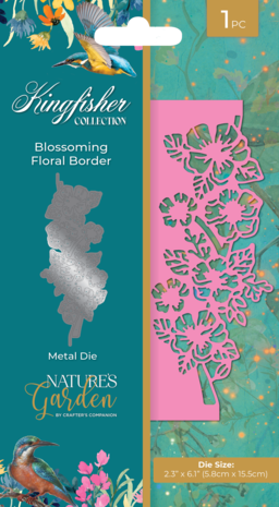 Crafter's Companion Kingfisher Collection Blossoming Floral Border Die (NG-KF-MD-BLFB) Crafter's Companion Kingfisher Collection Blossoming Floral Border Die (NG-KF-MD-BLFB)