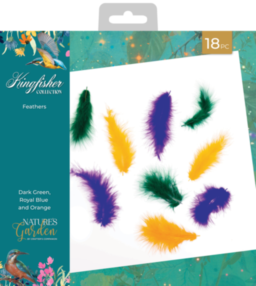 Crafter's Companion Kingfisher Collection Feathers (NG-KF-FEAT) Crafter's Companion Kingfisher Collection Feathers (NG-KF-FEAT)