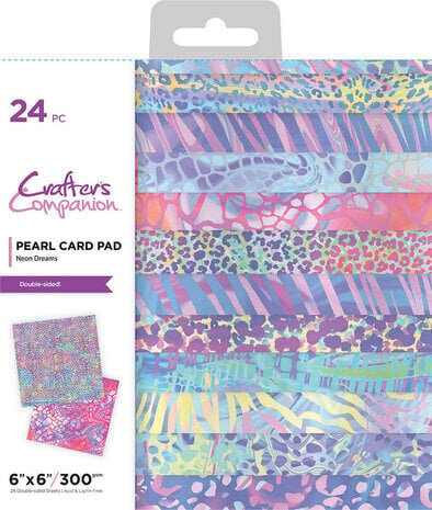 Crafter's Companion Neon Dreams 6x6 Inch Paper Pad (CC-PAD6-NEDR)