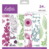 Crafter's Companion Make A Wish 8x8 Inch Adhesive Foil Rub Ons (CC-FOILTR8-MKWS)