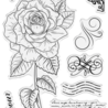 Crafter's Companion Floral Collage Clear Stamp & Mask Romantic Rose (CC-CA-ST-ROMROS) Crafter's Companion Floral Collage Clear Stamp & Mask Romantic Rose (CC-CA-ST-ROMROS)