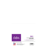 Crafter's Companion Card & Envelopes 7x7 Inch White (50pcs) (CC-WCBEN-7X7)