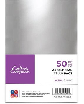 Crafter's Companion Self Seal Cello Bags A6 (50pcs) (CC-CELB-A6)