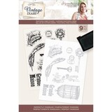 Crafter's Companion Vintage Diary Perfectly Parisian A6 Clear Stamps (S-VD-STP-PERPA)