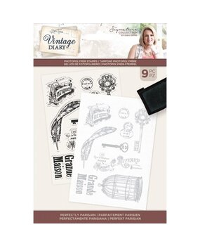 Crafter's Companion Vintage Diary Perfectly Parisian A6 Clear Stamps (S-VD-STP-PERPA) Crafter's Companion Vintage Diary Perfectly Parisian A6 Clear Stamps (S-VD-STP-PERPA)
