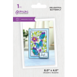 Gemini Illustrated Embossing Folder Delightful Butterfly (GEM-EF4-DEBU)