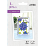 Gemini Illustrated Embossing Folder Butterfly Hydrangea (GEM-EF4-BEHY)