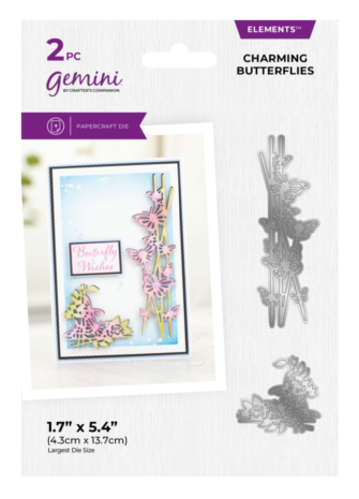 Gemini Charming Butterflies Elements Dies (GEM-MD-ELE-CHBU)