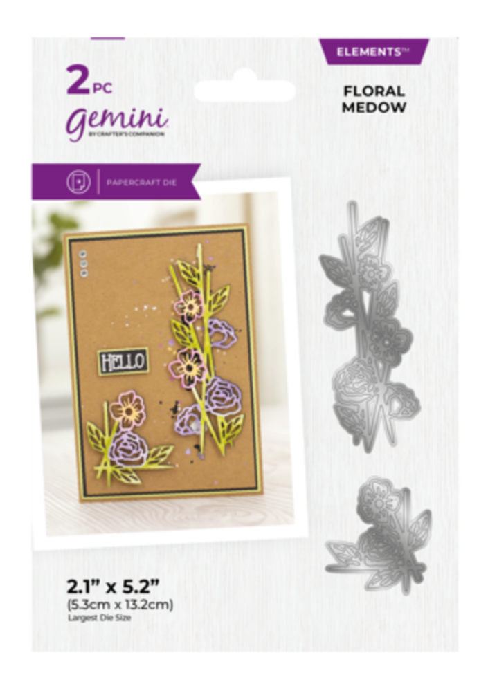 Gemini Floral Meadow Elements Dies (GEM-MD-ELE-FLME) Gemini Floral Meadow Elements Dies (GEM-MD-ELE-FLME)