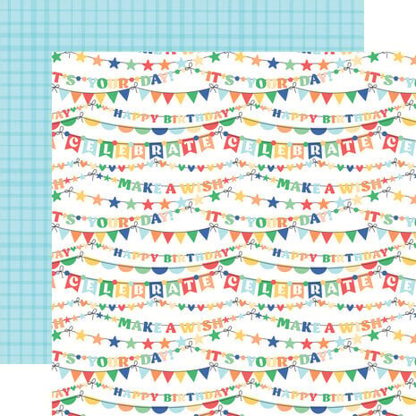 Echo Park Make A Wish Birthday Boy 12x12 Inch Collection Kit (MWB348016) Echo Park Make A Wish Birthday Boy 12x12 Inch Collection Kit (MWB348016)