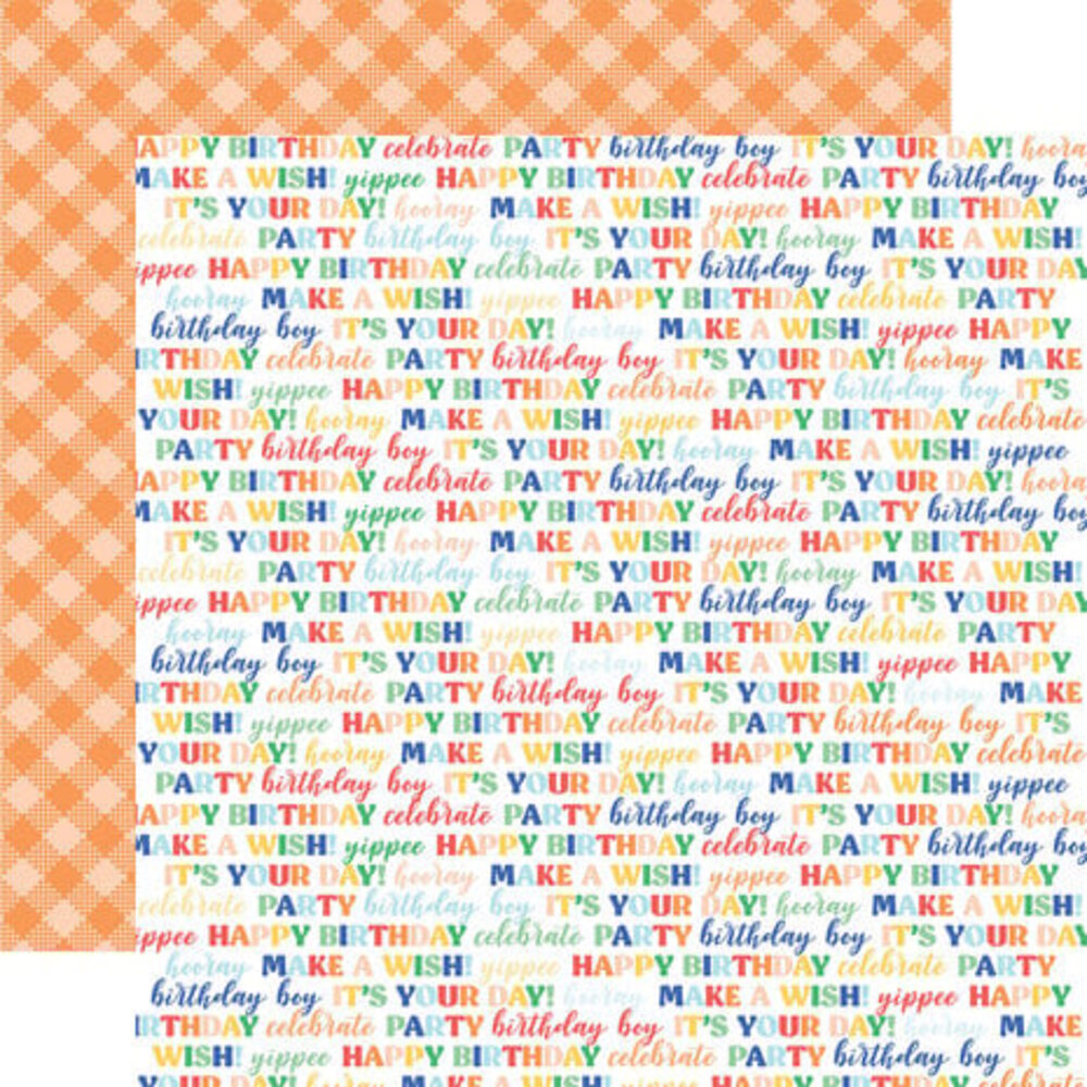 Echo Park Make A Wish Birthday Boy 12x12 Inch Collection Kit (MWB348016) Echo Park Make A Wish Birthday Boy 12x12 Inch Collection Kit (MWB348016)
