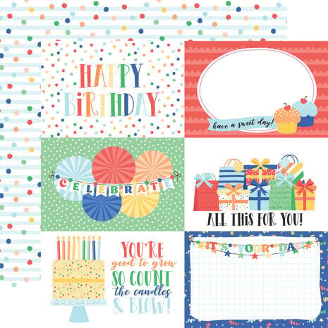 Echo Park Make A Wish Birthday Boy 12x12 Inch Collection Kit (MWB348016) Echo Park Make A Wish Birthday Boy 12x12 Inch Collection Kit (MWB348016)