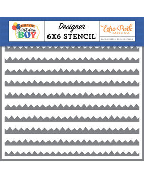 Echo Park Make A Wish Birthday Boy Borders Stencil (MWB348034)* Echo Park Make A Wish Birthday Boy Borders Stencil (MWB348034)*