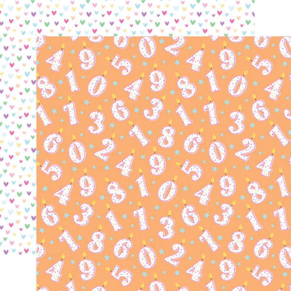 Echo Park Make A Wish Birthday Girl 6x6 Inch Paper Pad (MWG349023)