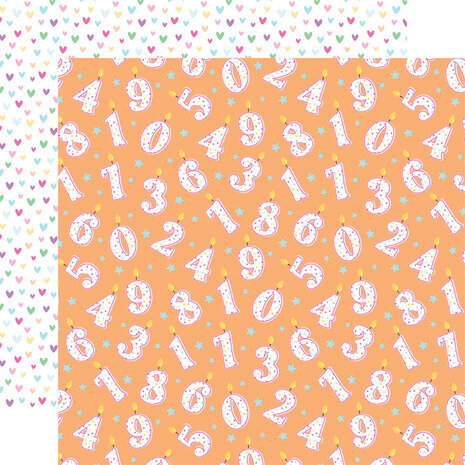 Echo Park Make A Wish Birthday Girl 6x6 Inch Paper Pad (MWG349023)