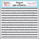 Echo Park Make A Wish Birthday Girl Borders Stencil (MWG349033)*