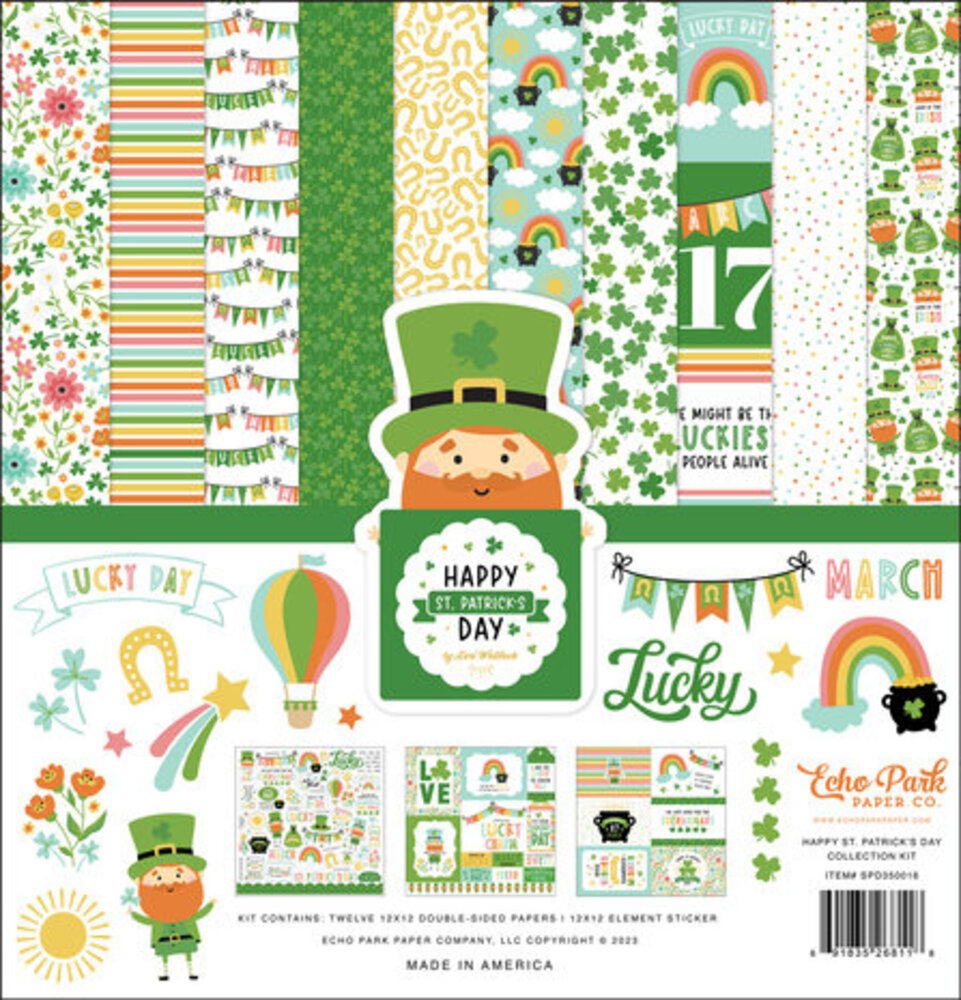 Echo Park Happy St. Patrick's Day 12x12 Inch Collection Kit (SPD350016) Echo Park Happy St. Patrick's Day 12x12 Inch Collection Kit (SPD350016)